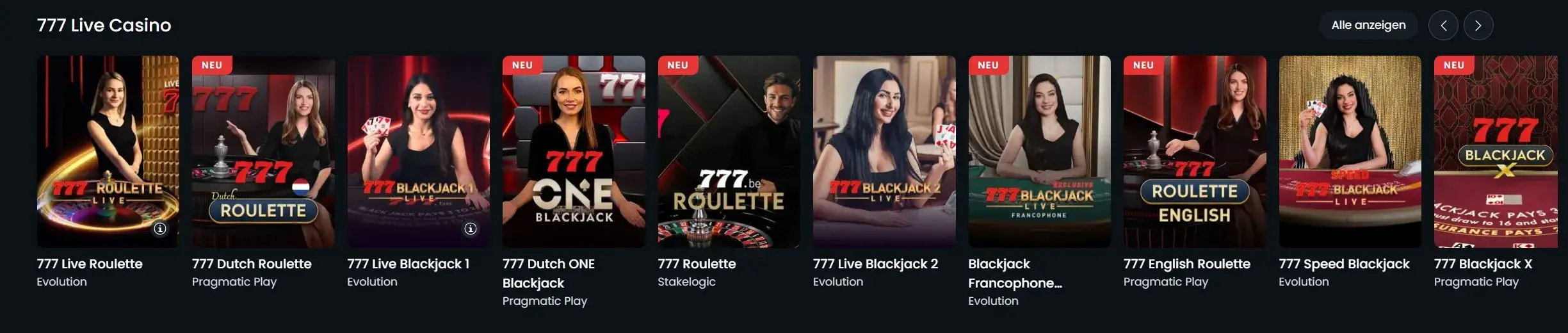777 Casino Live