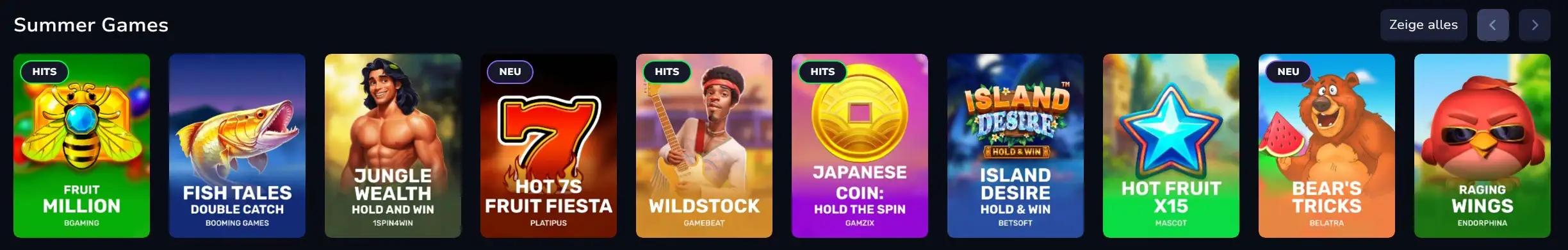 7bit casino games