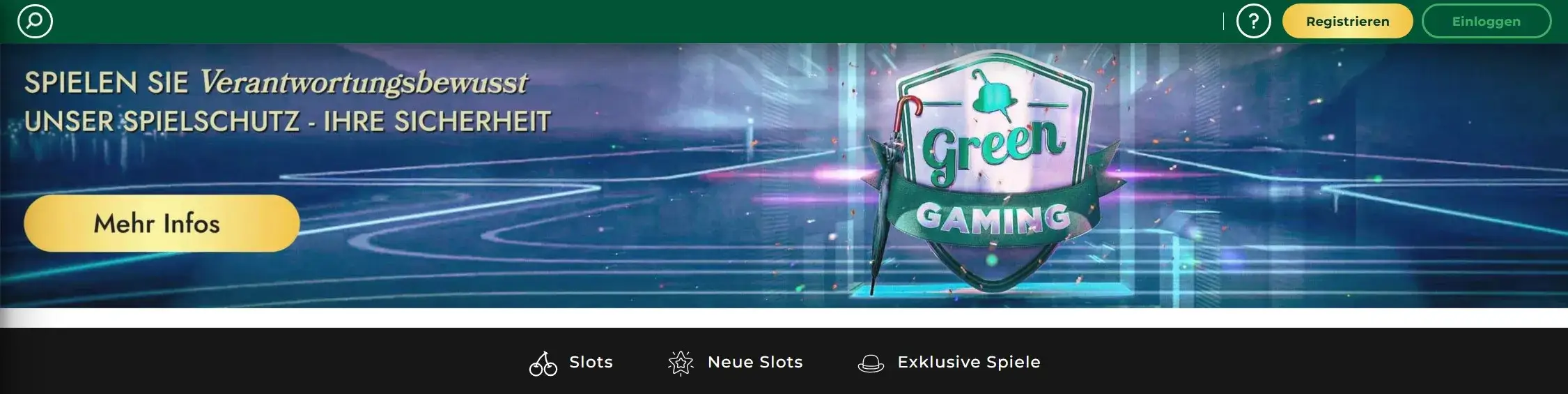 Mr green banner