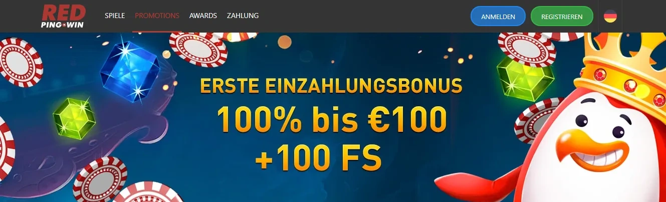 Red Ping Win banner