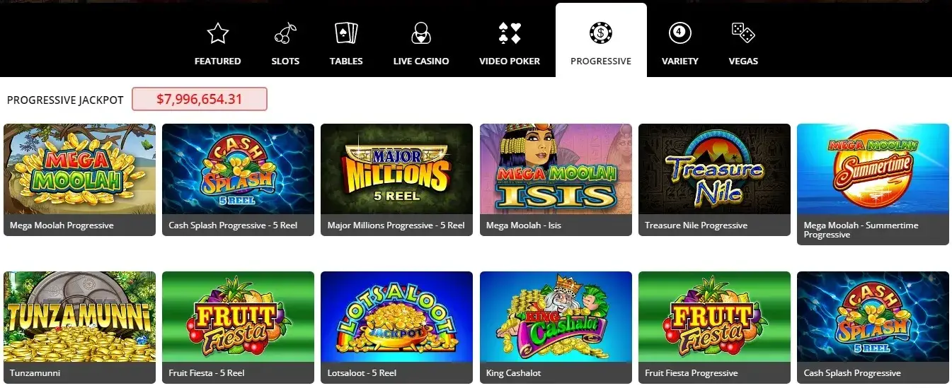 Royal Vegas games