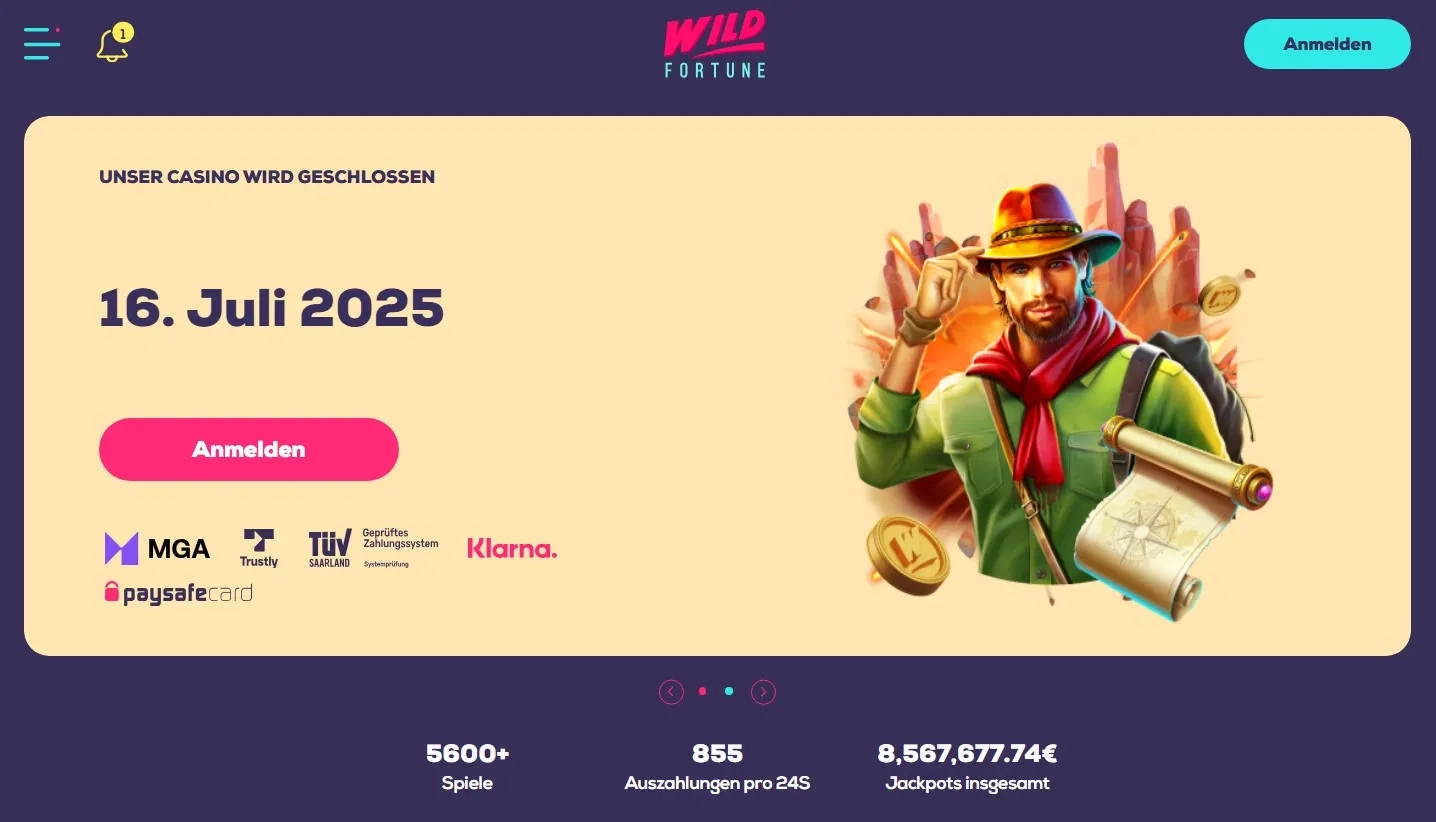 Wild Fortune banner
